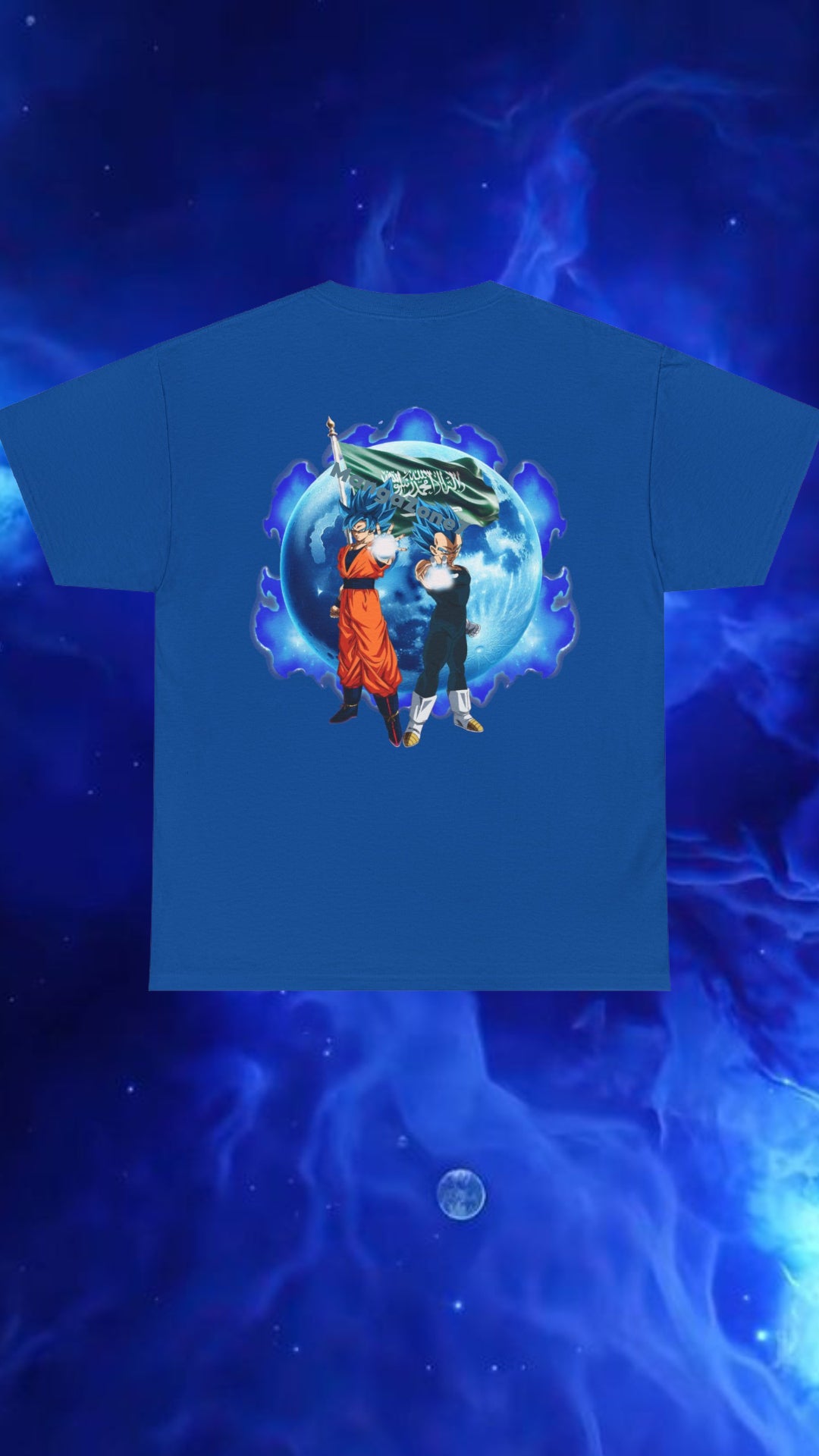 Super Saiyan Blue Vegeta Goku KSA- Tshirt