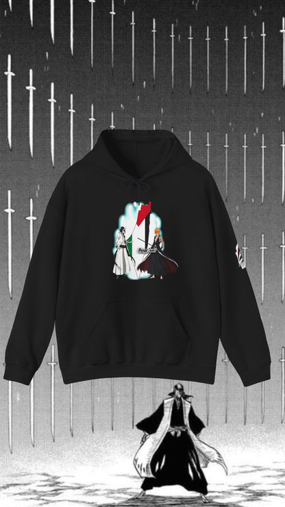 Ichigo & Ulquiorra Bleach Anime Hoodie with Palestine Map