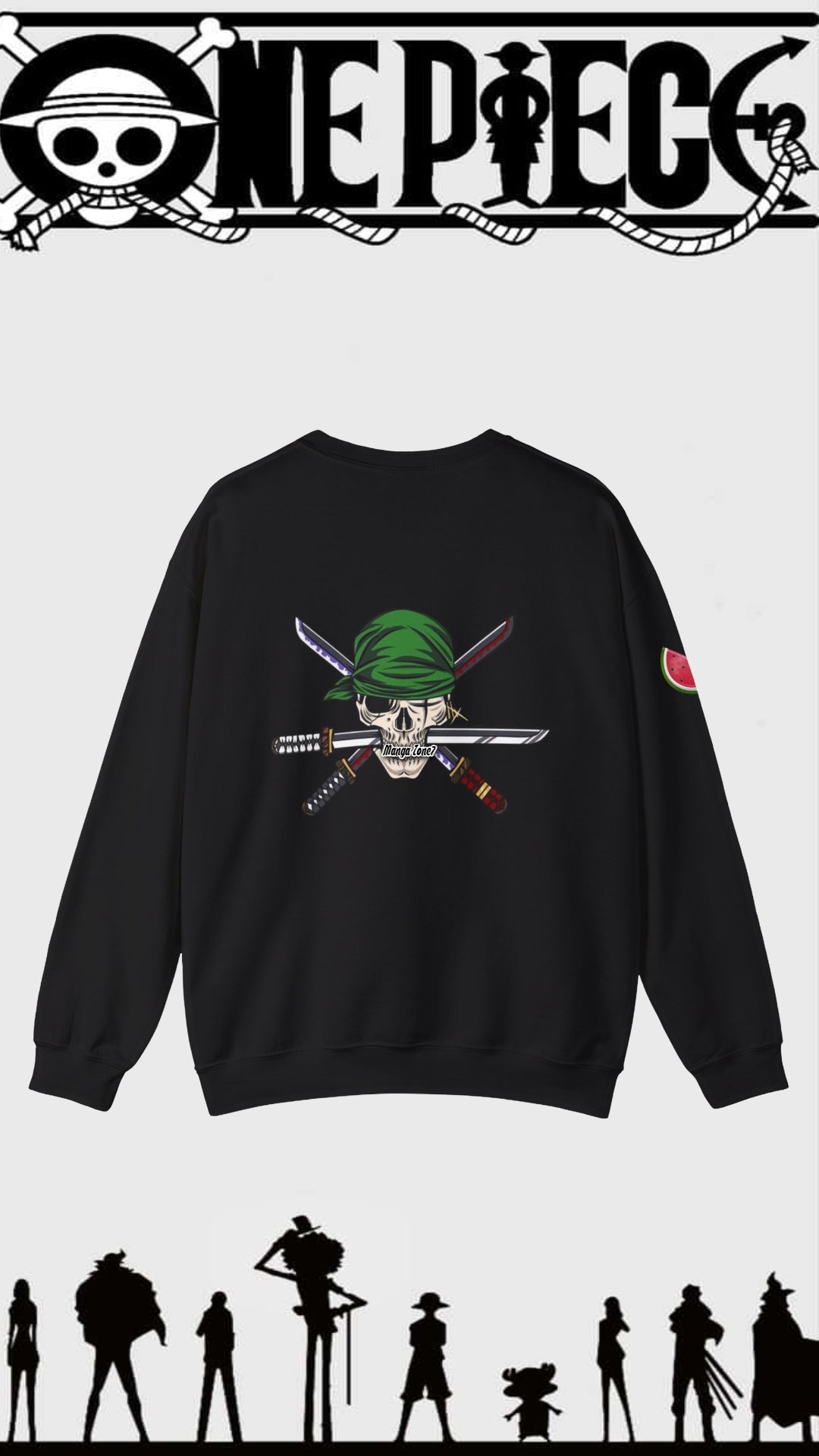 Zoro Carrying Palestine Flag Sweater