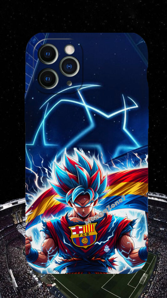 Goku x Barcelona Phone Case