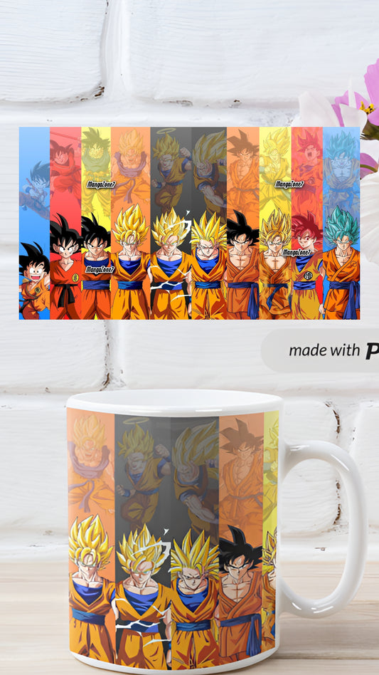 Goku Forms !Amaze Me Mugs!