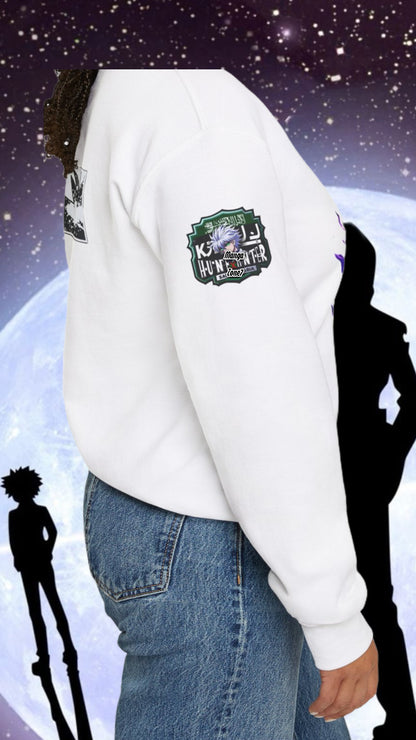 Killua Carrying KSA Flag Hoodie - Hunter x Hunter Fan Merch, Unisex Anime and Manga Gifts