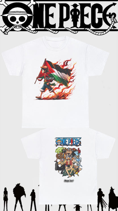 Luffy Carrying Palestine Flag T-Shirt