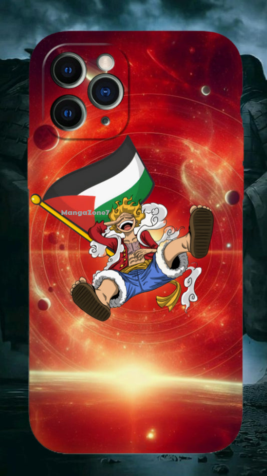 Luffy Palestine Phone Case